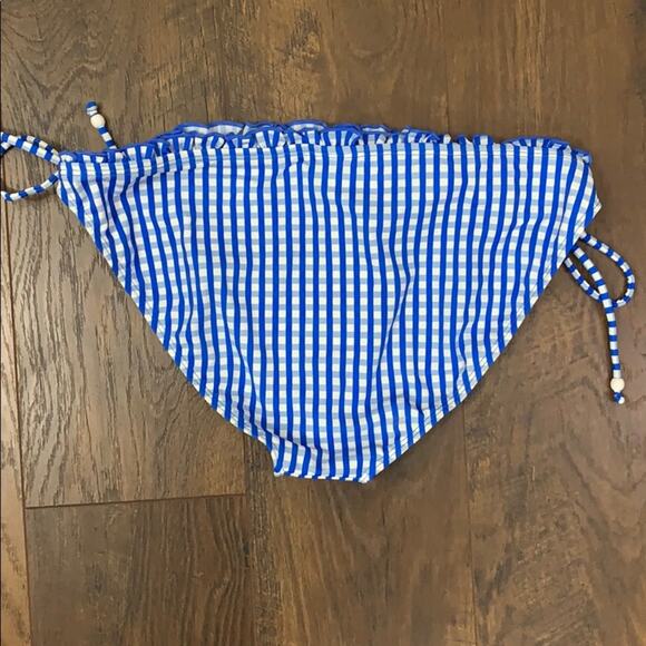 Winki Blue/White Gingham Ruffle Bikini Bottom - Picture 5 of 5